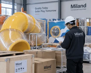 Контроль качества Проверка игрового оборудования перед поставкой в Miland