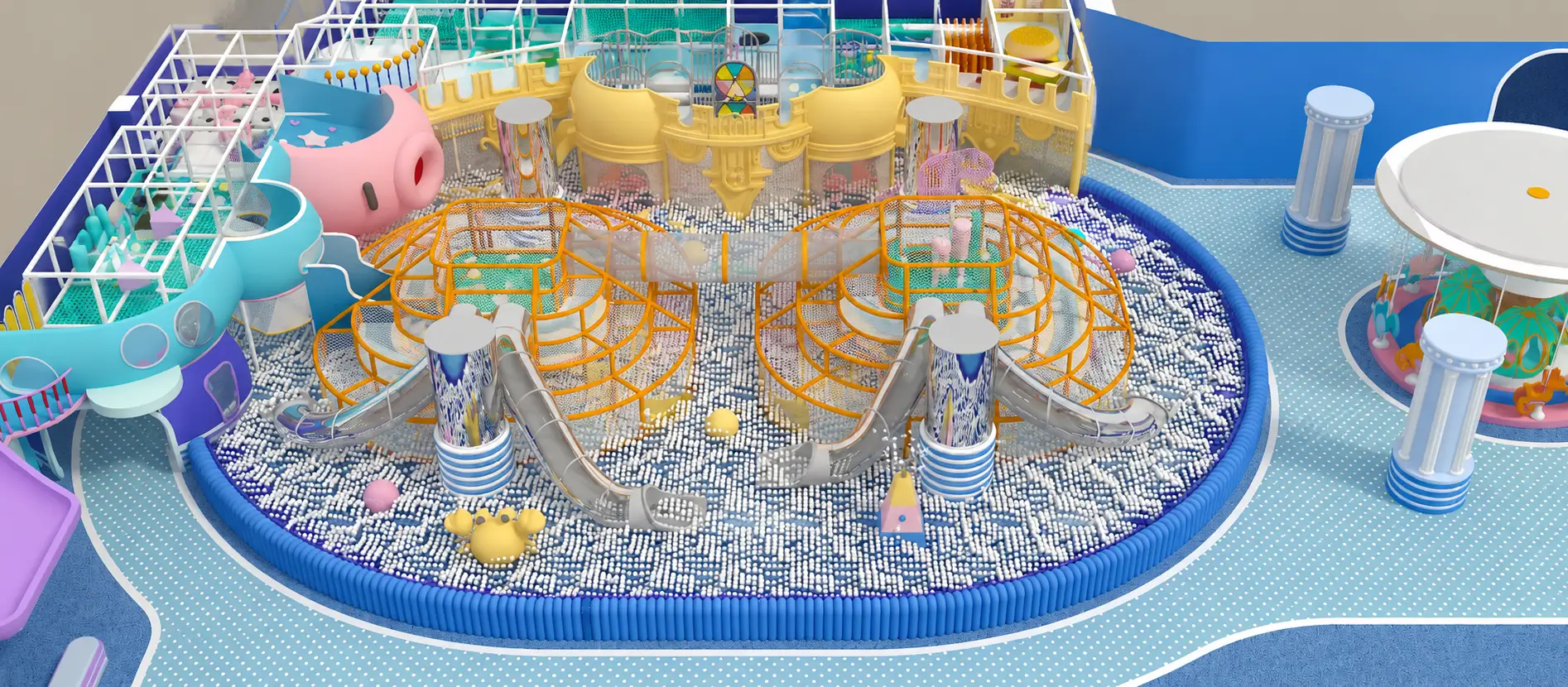 Мета-описание: Океанический парк развлечений от производителя Miland Play объединяет внутренний мягкий лабиринт и уличные игровые комплексы. Индивидуа Мета-описание: Океанический парк развлечений от производителя Miland Play объединяет внутренний мягкий лабиринт и уличные игровые комплексы. Индивидуальное 3D-проектирова